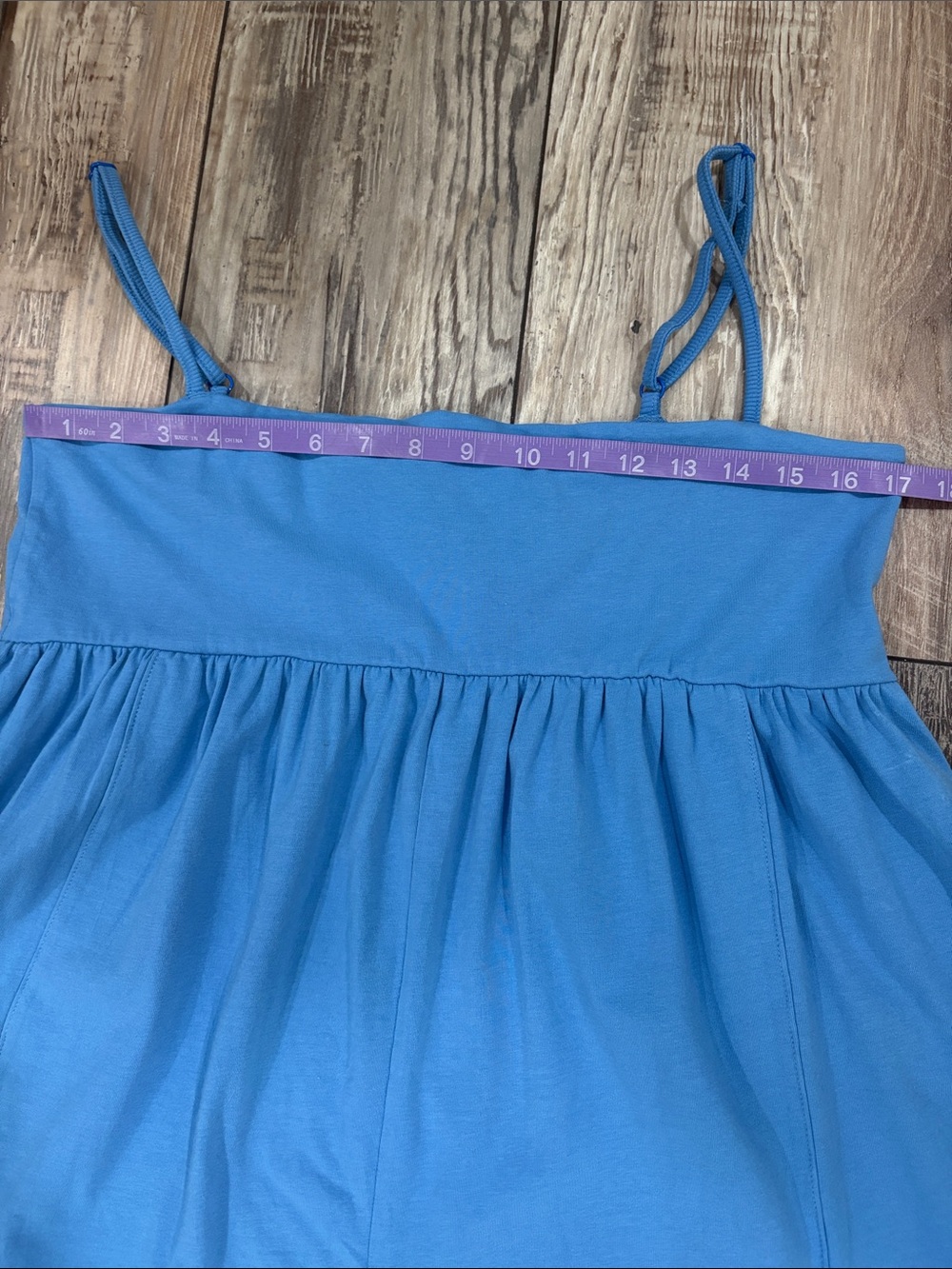 NWT FP Movement Hot Shot Strappy Onesie Light Cobalt Blue XL - Picture 6 of 9